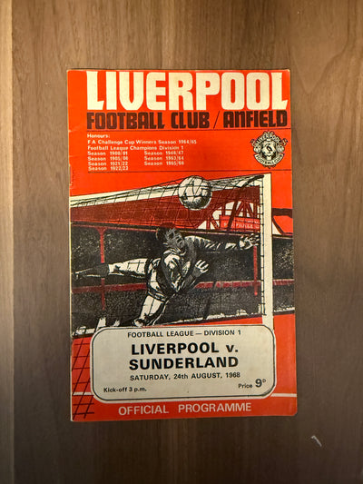 LIVERPOOL - 4 KAMPPROGRAMMER FRA 1967/1968