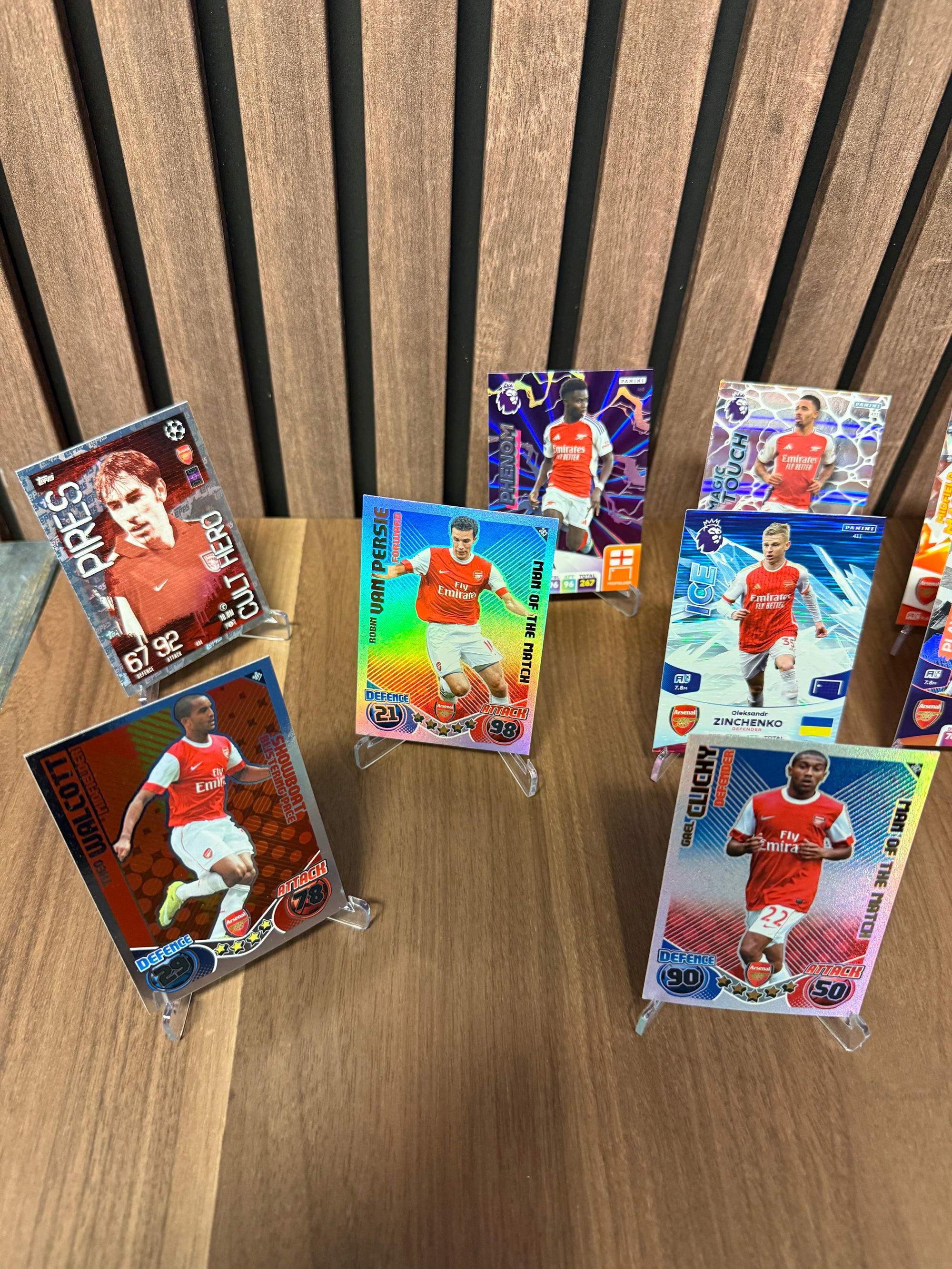 ARSENAL - INSERTS LOT - 11 KORT