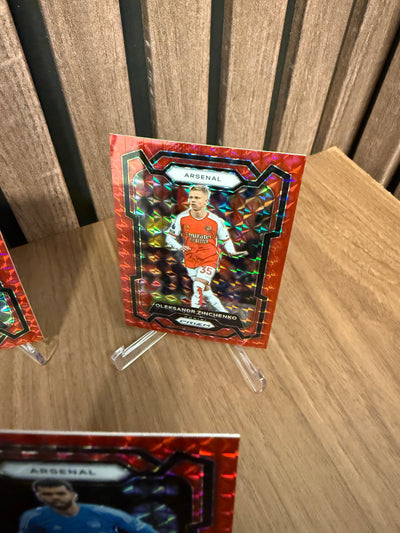 ARSENAL - LOT - PANINI PRIZM 2023/24 - 7 RED ICE