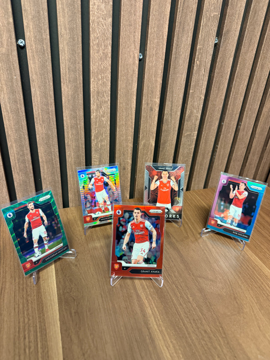 ARSENAL - LOT - PANINI PRIZM 2019/20 - PARALLELLER, INSERT OG NUMMERERT