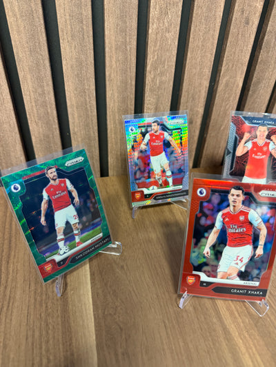 ARSENAL - LOT - PANINI PRIZM 2019/20 - PARALLELLER, INSERT OG NUMMERERT