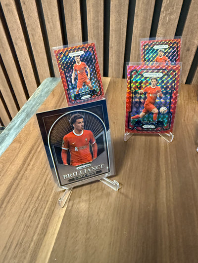 LIVERPOOL - LOT - PANINI PRIZM 2023/24 - 7 RED ICE OG 1 INSERT