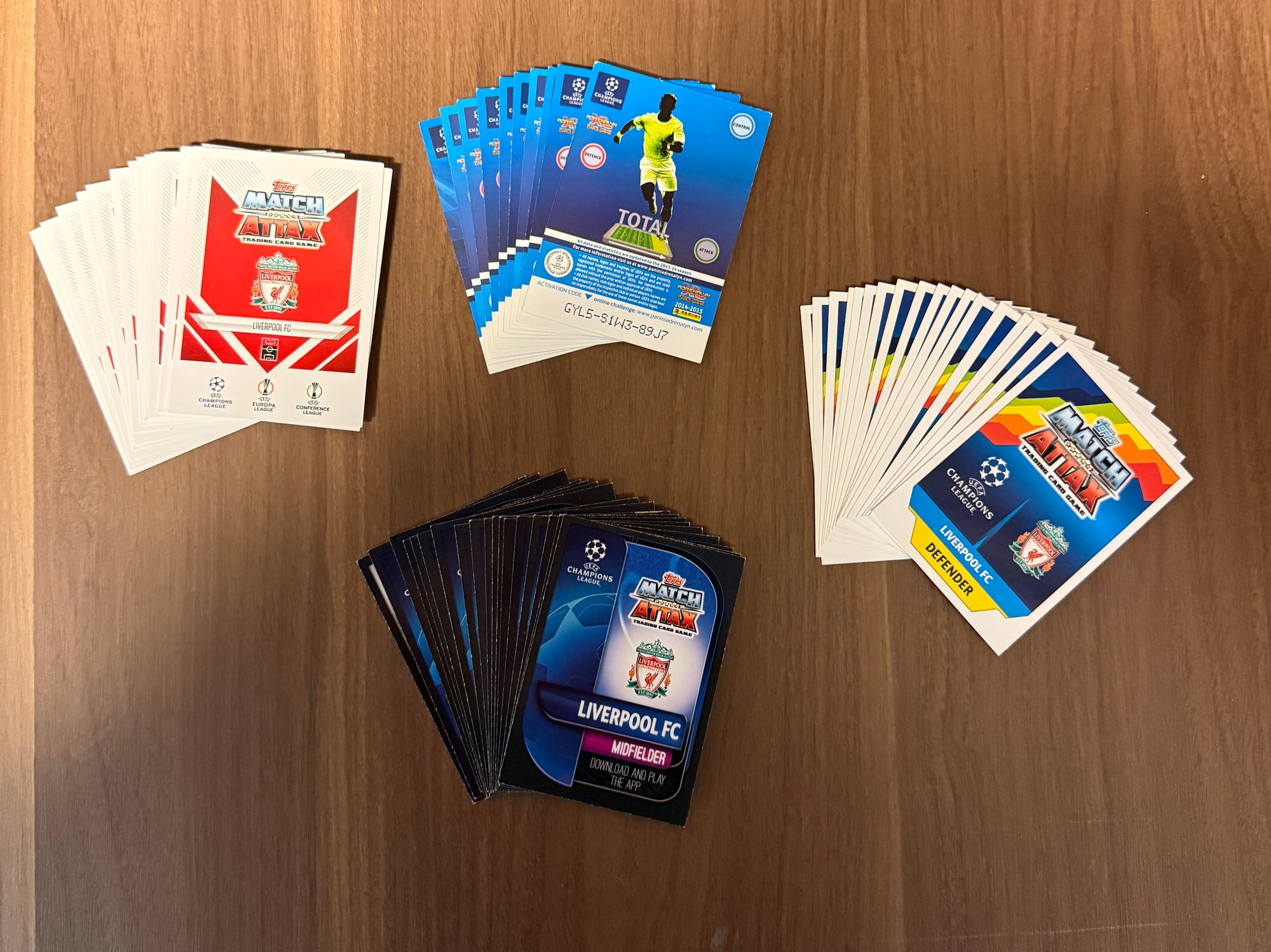 LIVERPOOL - LOT - CHAMPIONS LEAGUE -  4 LAGSETT