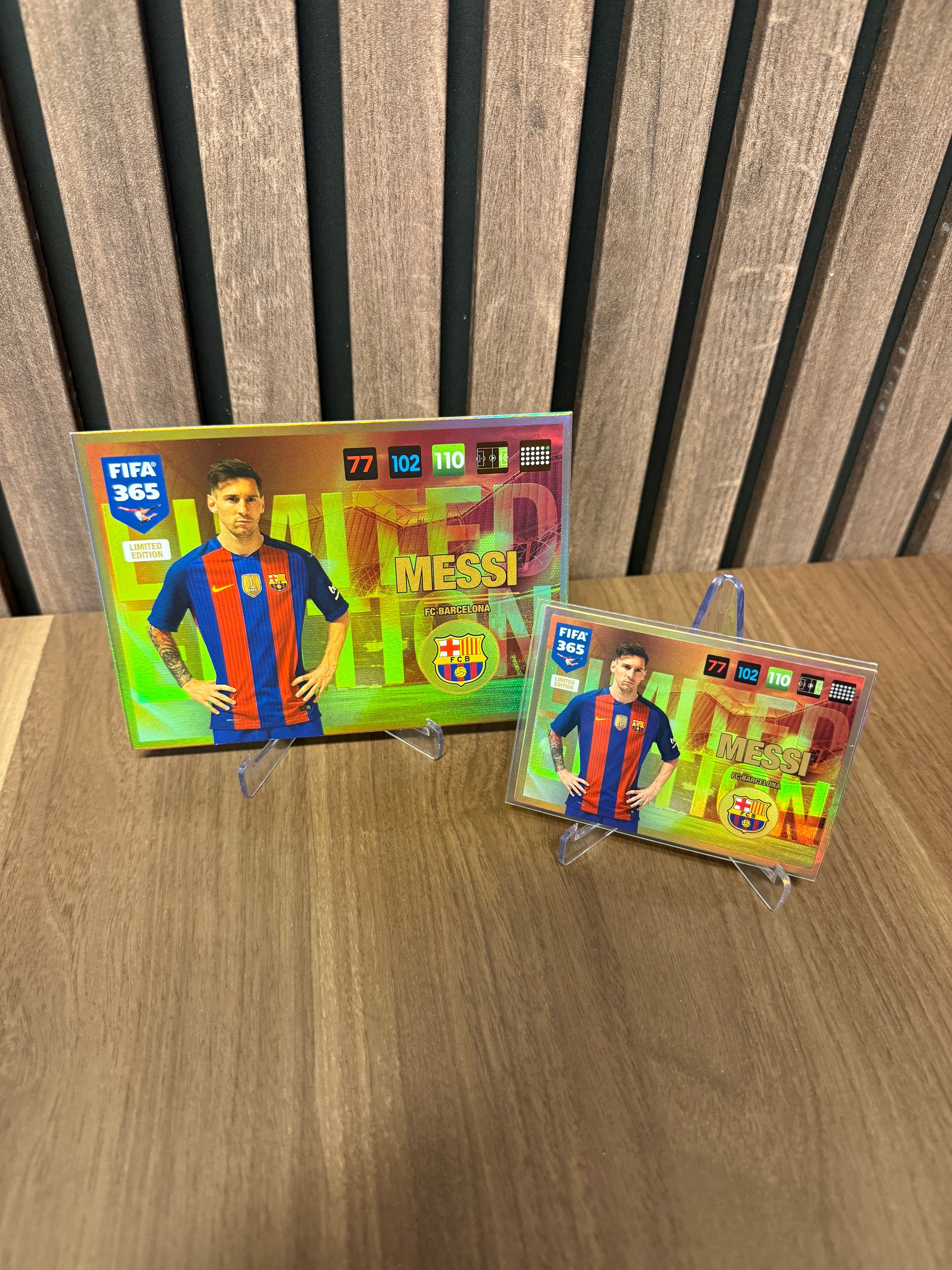 LIONEL MESSI - LIMITED EDITION SETT - 2 KORT