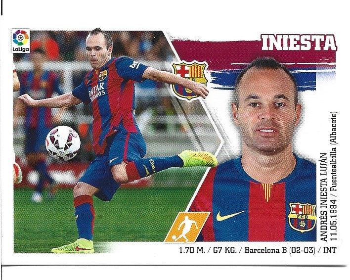 014. ANDRES INIESTA - FC BARCELONA