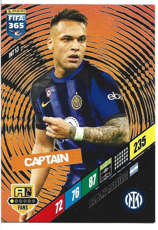 274.  INT 13.  Lautaro Martínez - FC Internazionale Milano  -  Captain