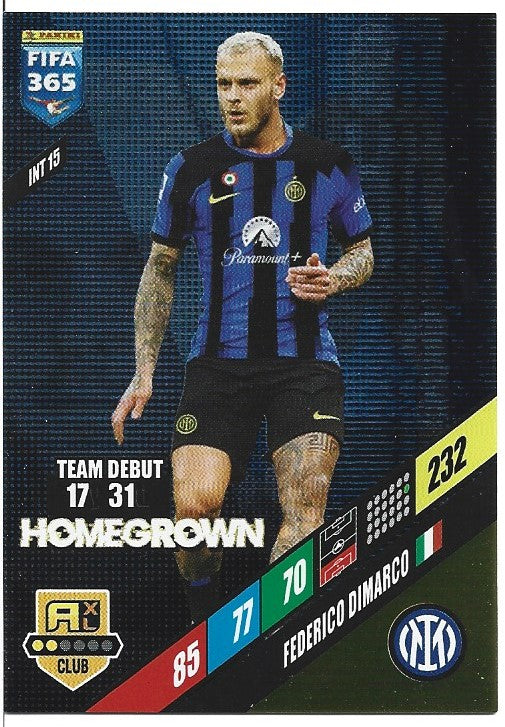 276.  INT 15.  Fedrico DiMarco  - FC Internazionale Milano  -  Homegrown