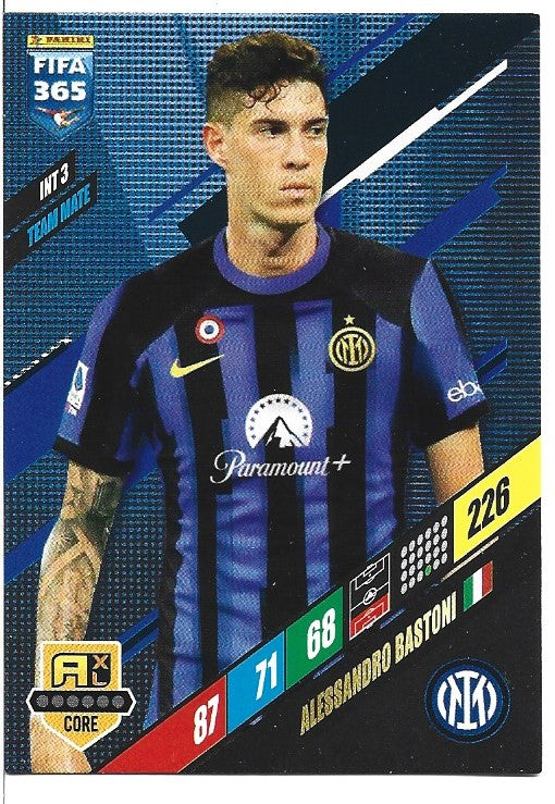 264.  INT 3.  Alessandro Bastoni  - FC Internazionale Milano