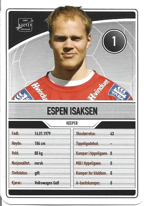 ODD GRENLAND - ESPEN ISAKSEN