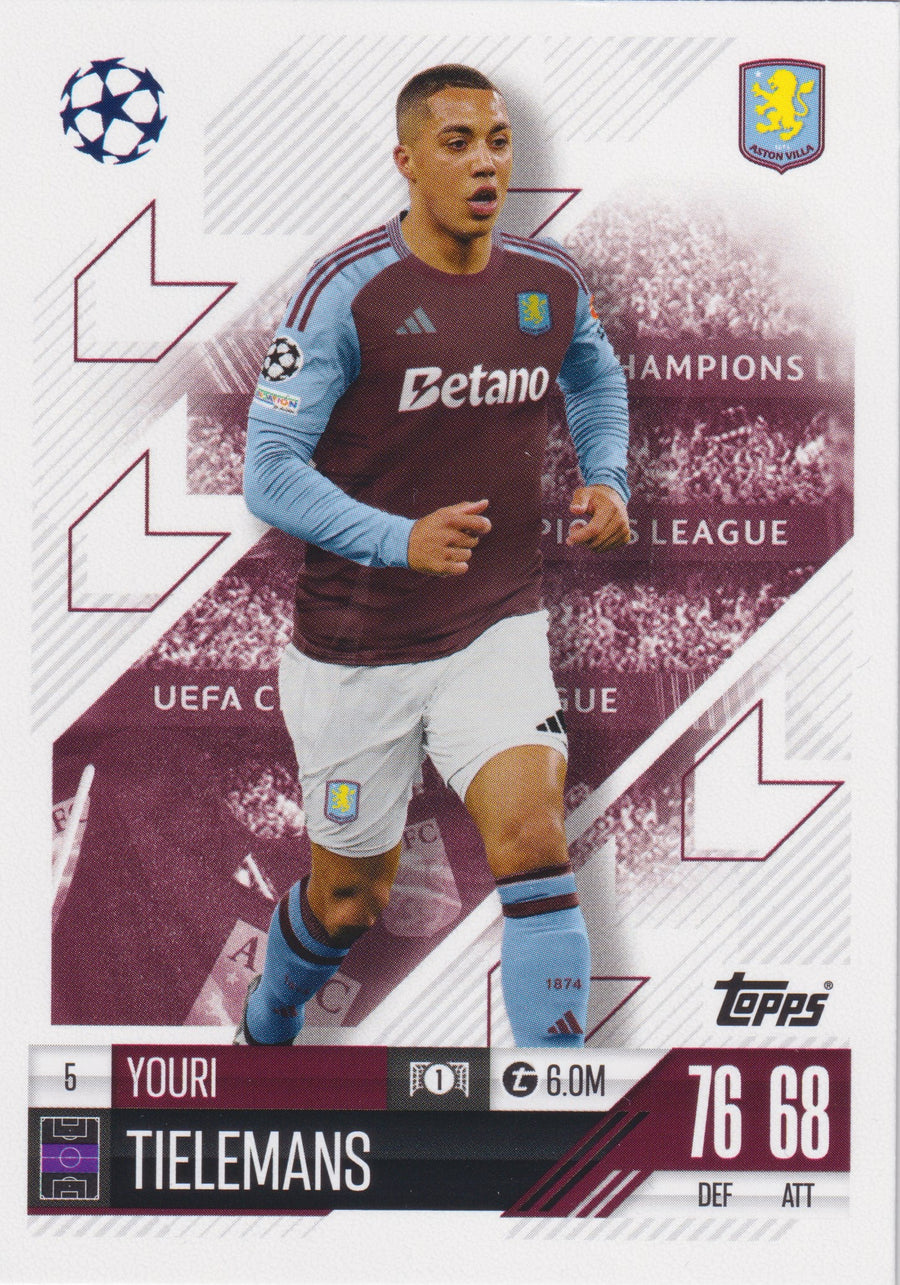 005. YOURI TIELEMANS - ASTON VILLA