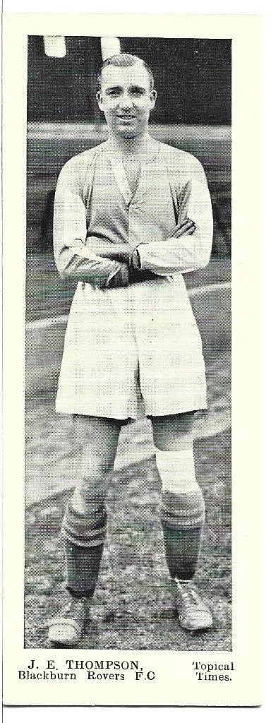 J.E THOMPSON - BLACKBURN ROVERS F.C