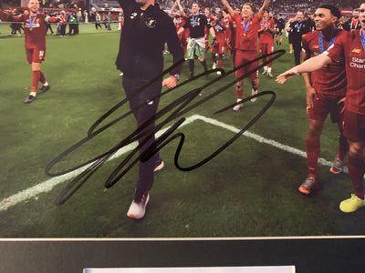 JURGEN KLOPP - SIGNERT BILDE MED EKTEHETSBEVIS/COA