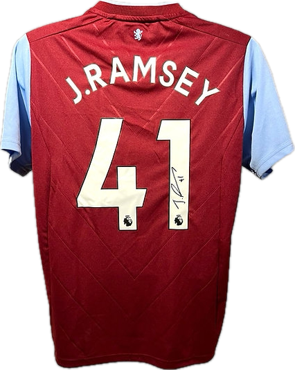 JACOB RAMSEY - SIGNERT DRAKT MED EKTEHETSBEVIS/COA