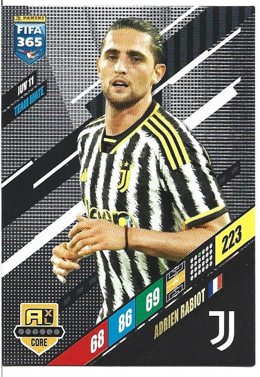 290.  JUV 11.  Adrien Rabiot  - Juventus