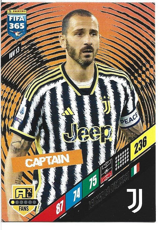 292.  JUV 13.  Leonardo Bonucci - Juventus -  Captain