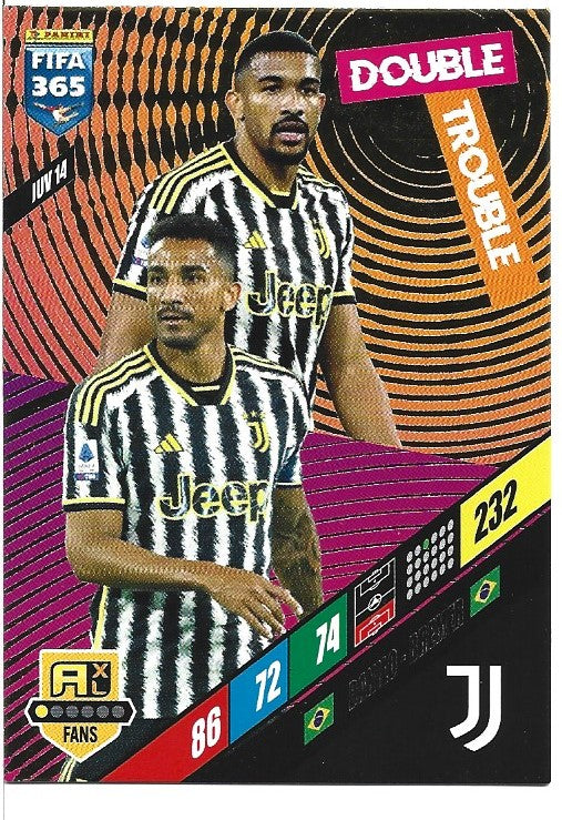 293.  JUV 14.  Danilo & Bremer - Juventus -  Double Trouble