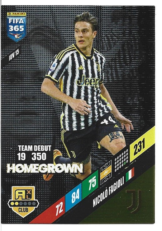 294.  JUV 15.  Nicolo Fagioli  - Juventus  -  Homegrown