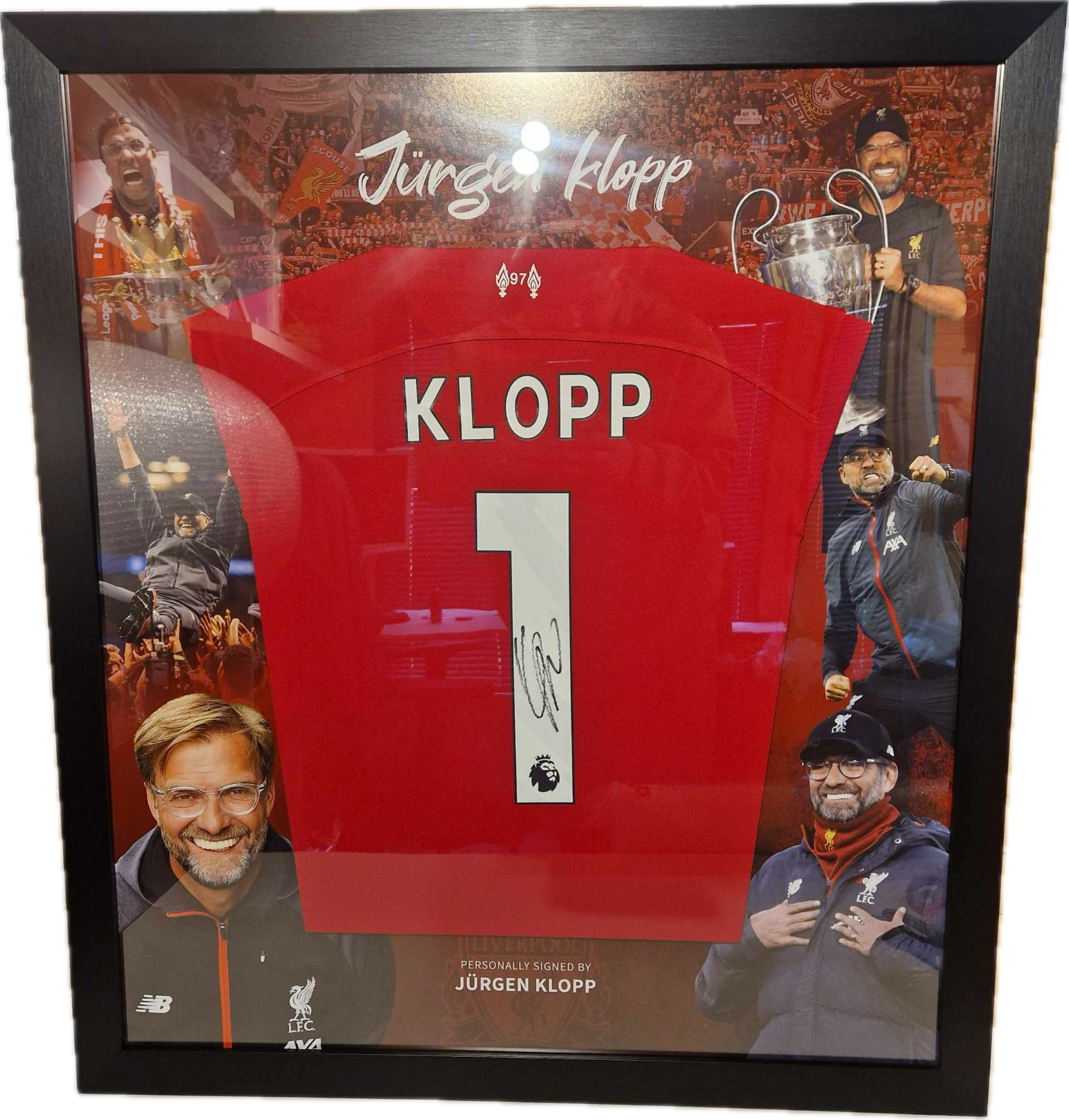 JURGEN KLOPP - SIGNERT DRAKT MED EKTEHETSBEVIS/COA