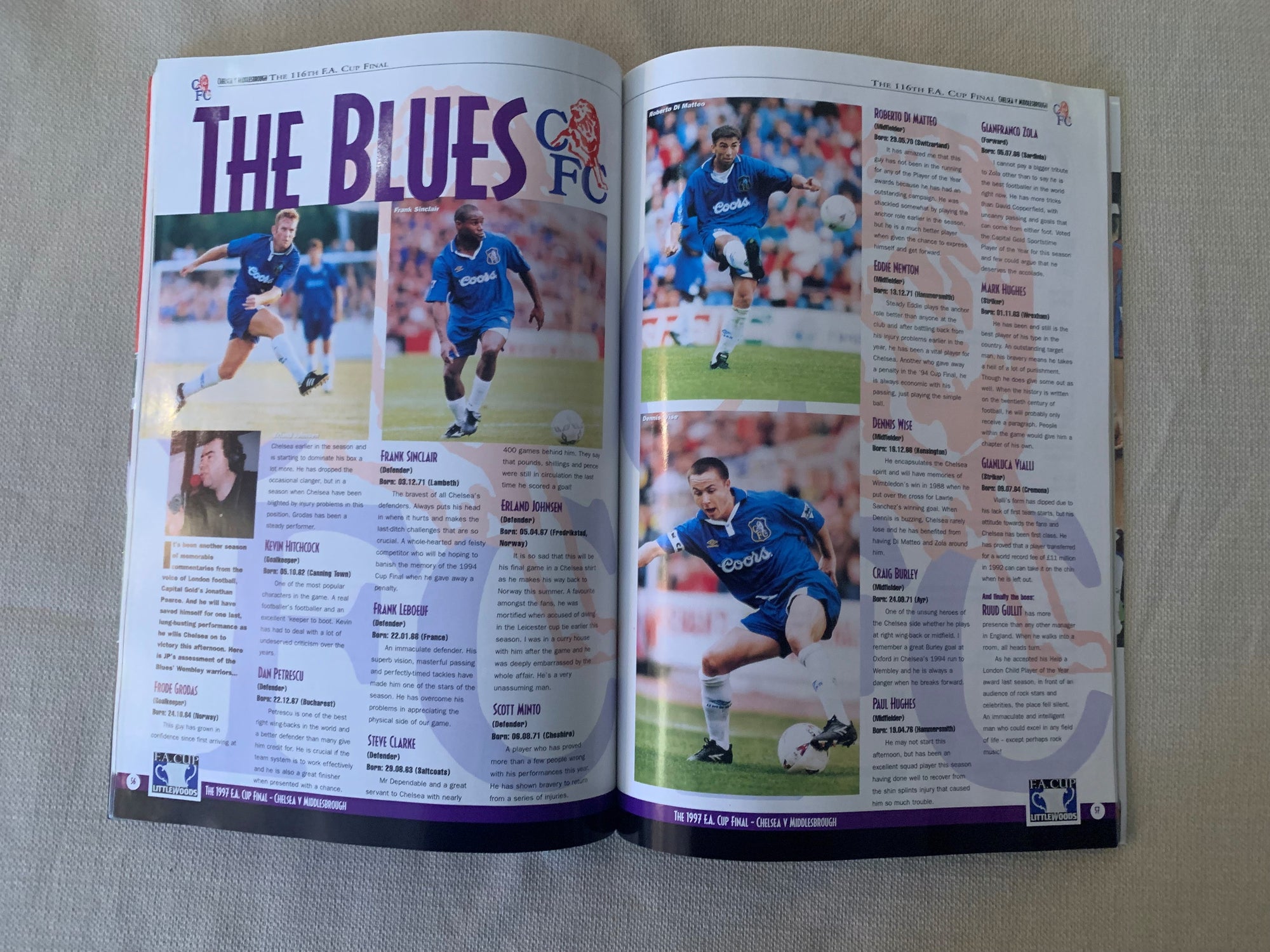 1997 -17.05 - CHELSEA VS MIDDLESBROUGH - THE F.A. CUP FINAL