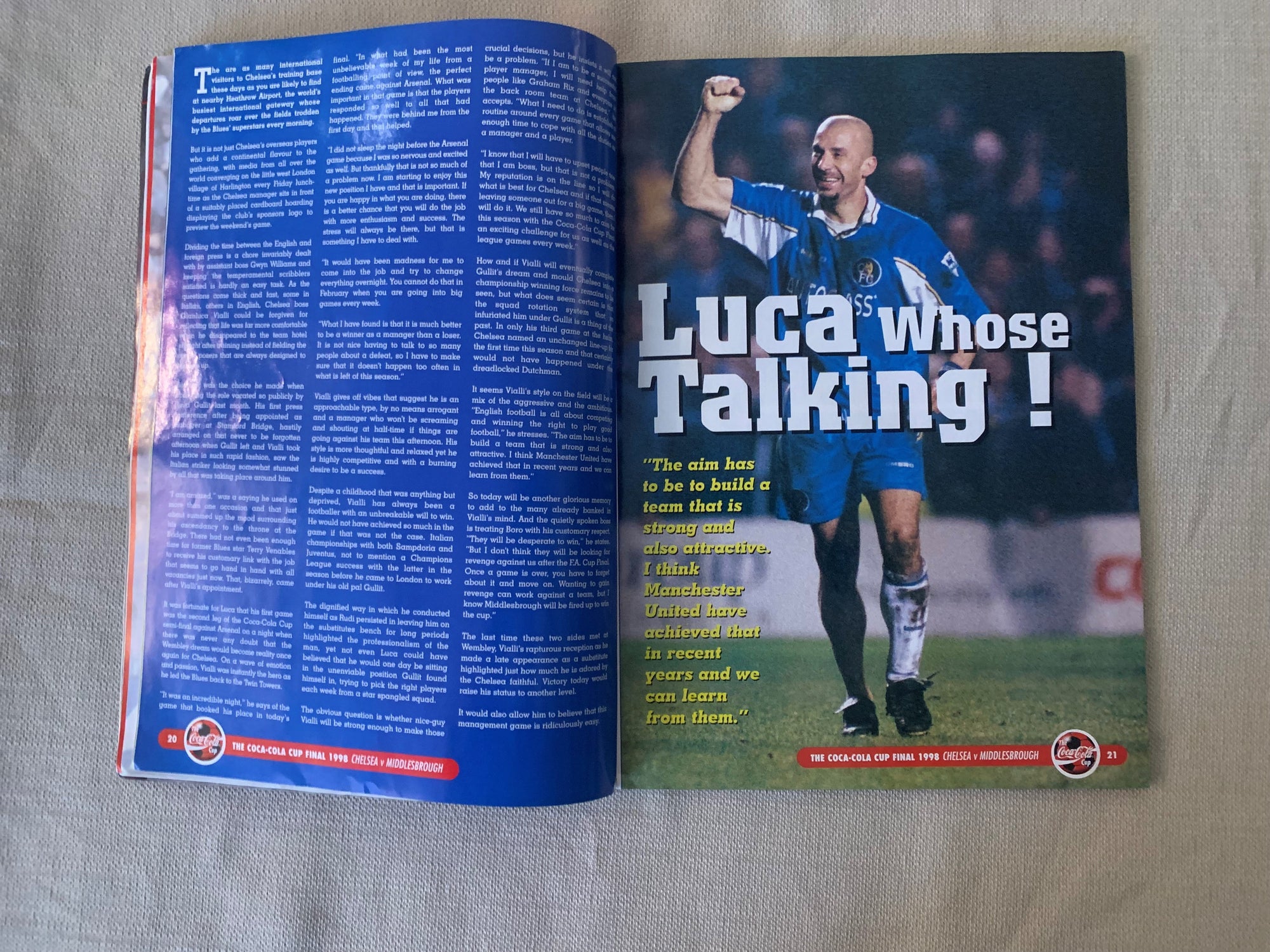 1998 - 03.29. CHELSEA VS MIDDLESBROUGH - LIGA CUP FINALE 1998