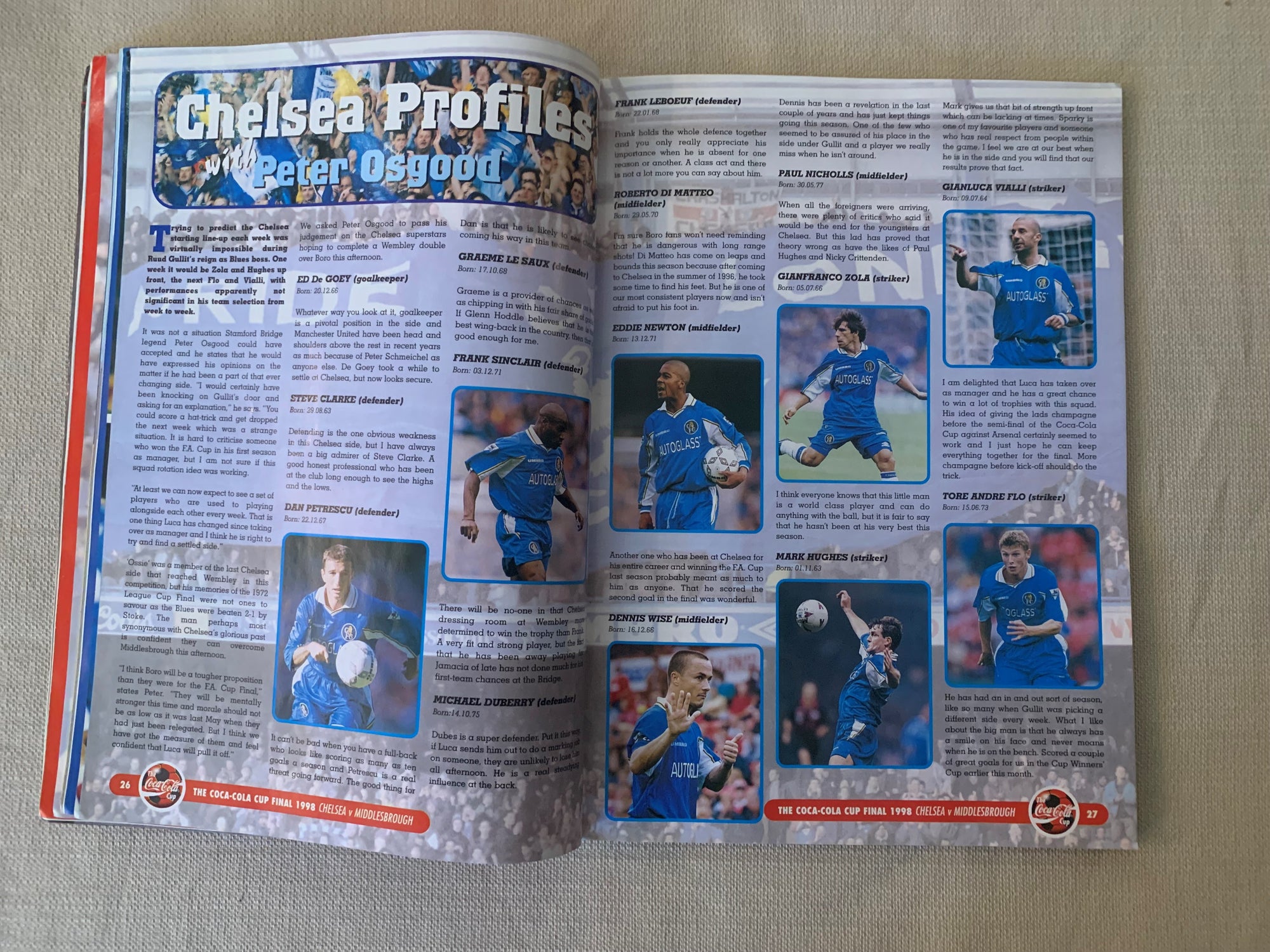 1998 - 03.29. CHELSEA VS MIDDLESBROUGH - LIGA CUP FINALE 1998