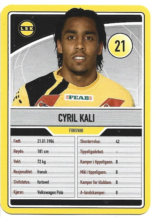 LILLESTRØM SK - CYRIL KALI