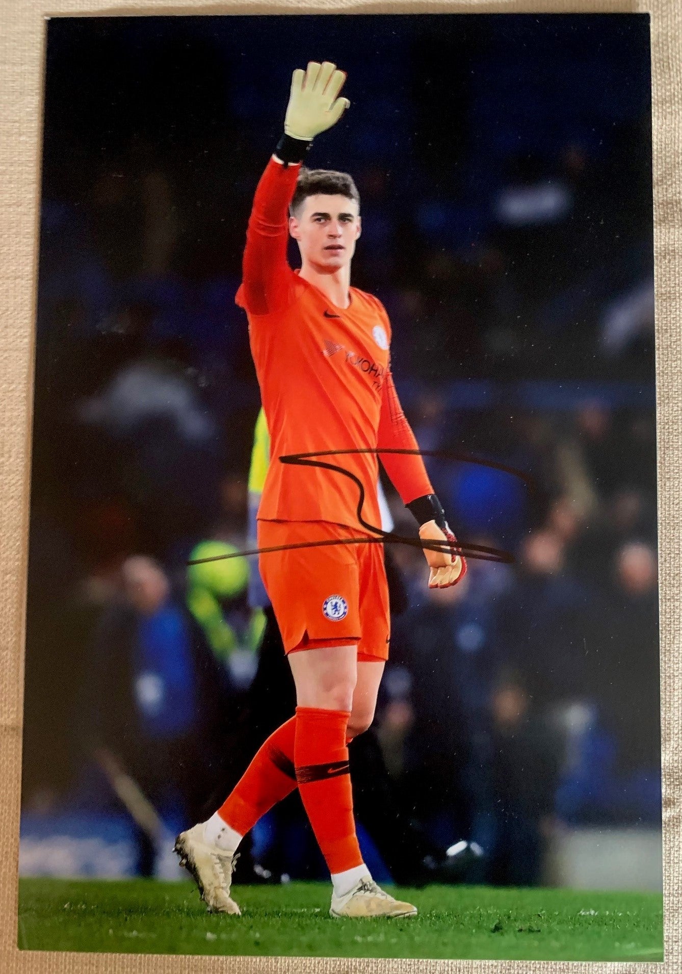 CHELSEA - KEPA ARRIZABALAGA - SIGNERT BILDE MED EKTEHETSBEVIS/COA