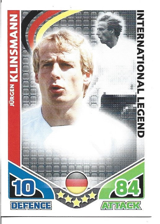 323.  Jurgen Klinsmann - Germany- INTERNATIONAL LEGEND