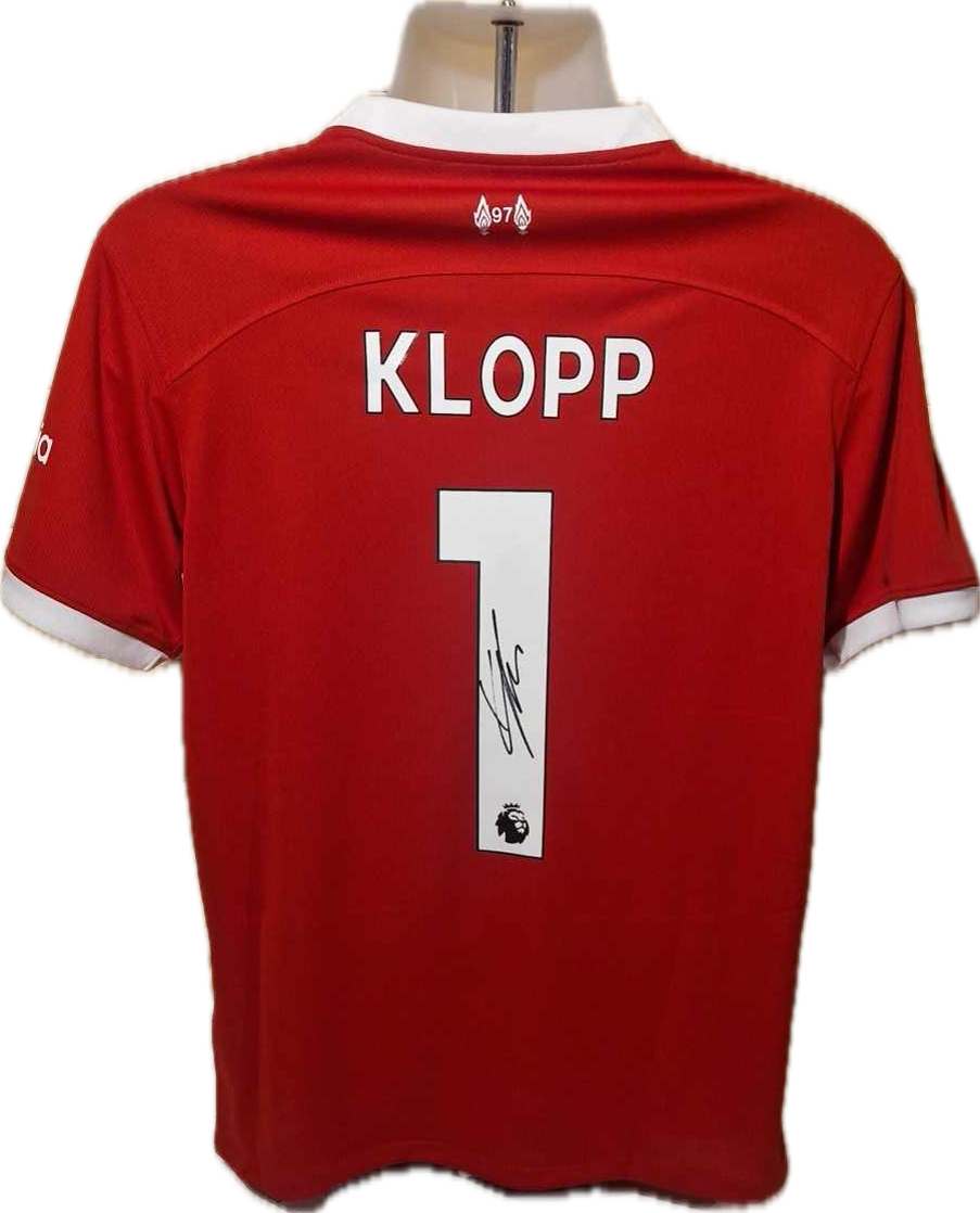 JURGEN KLOPP - SIGNERT DRAKT MED EKTEHETSBEVIS/COA