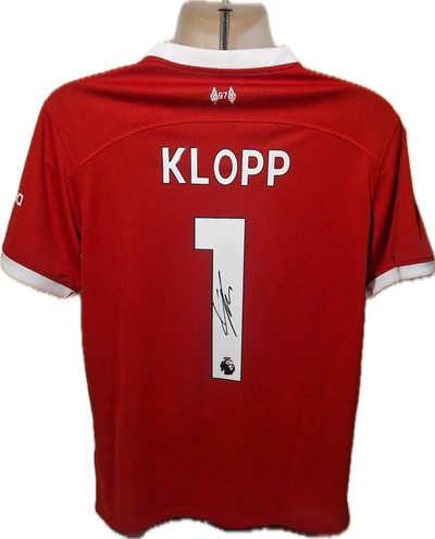 JURGEN KLOPP - SIGNERT DRAKT MED EKTEHETSBEVIS/COA