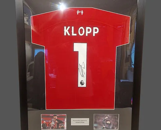 JURGEN KLOPP - SIGNERT DRAKT MED EKTEHETSBEVIS/COA