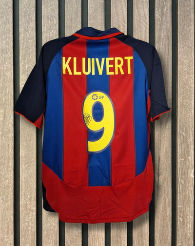PATRICK KLUIVERT - SIGNERT DRAKT MED EKTEHETSBEVIS/COA