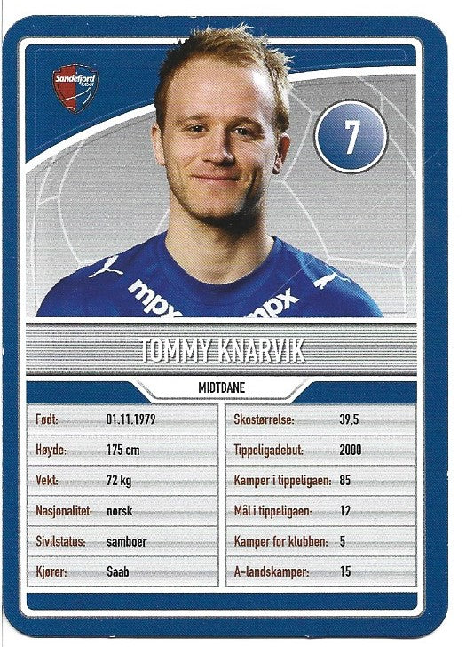 SANDEFJORD - TOMMY KNARVIK