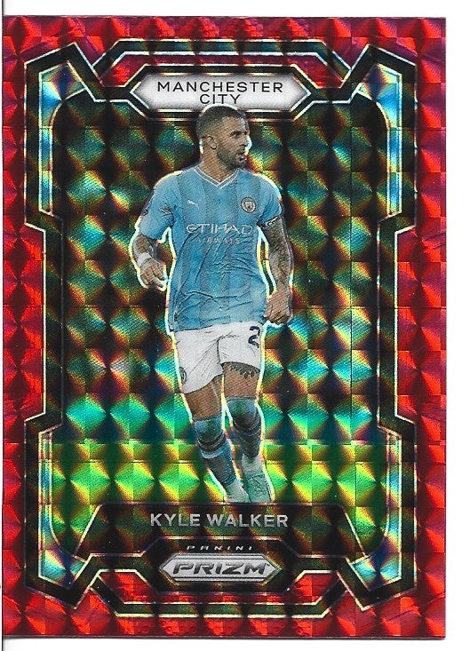 012. KYLE WALKER - MANCHESTER CITY - RED ICE PRIZM