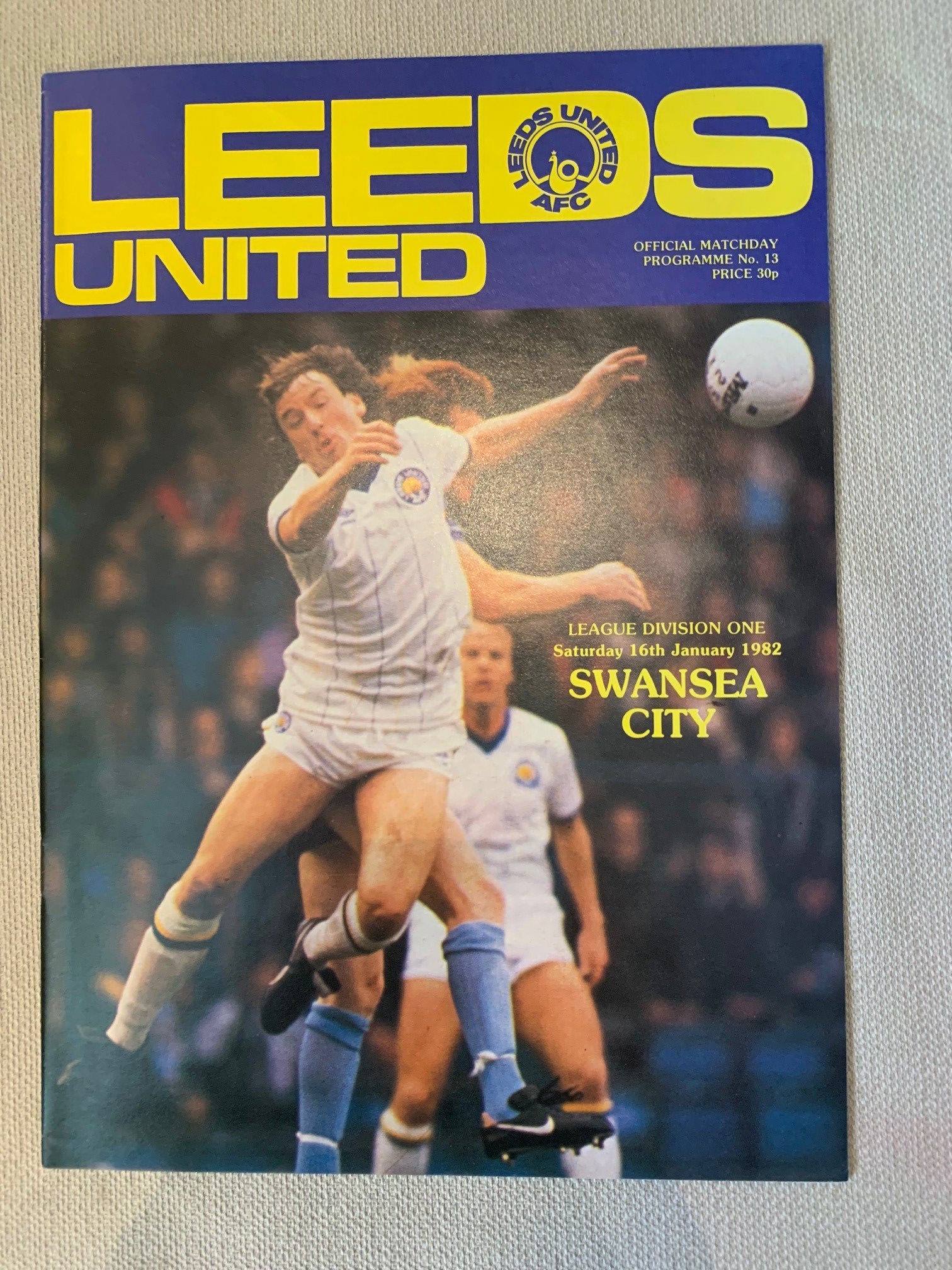 1982-16.1 - LEEDS UNITED VS SWANSEA CITY