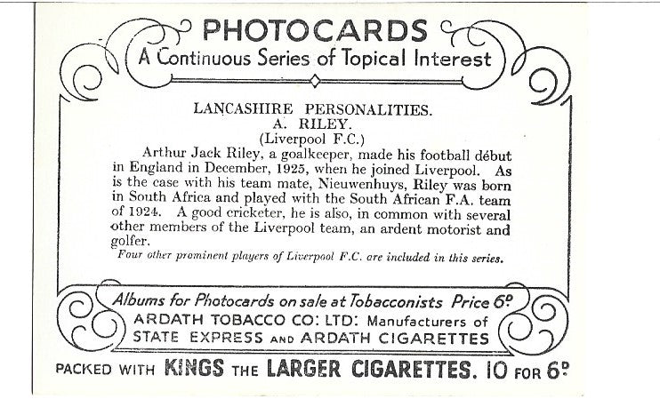 A. RILEY  - LIVERPOOL