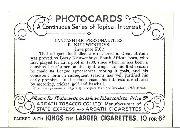 B. NIEUWENHUYS  - LIVERPOOL