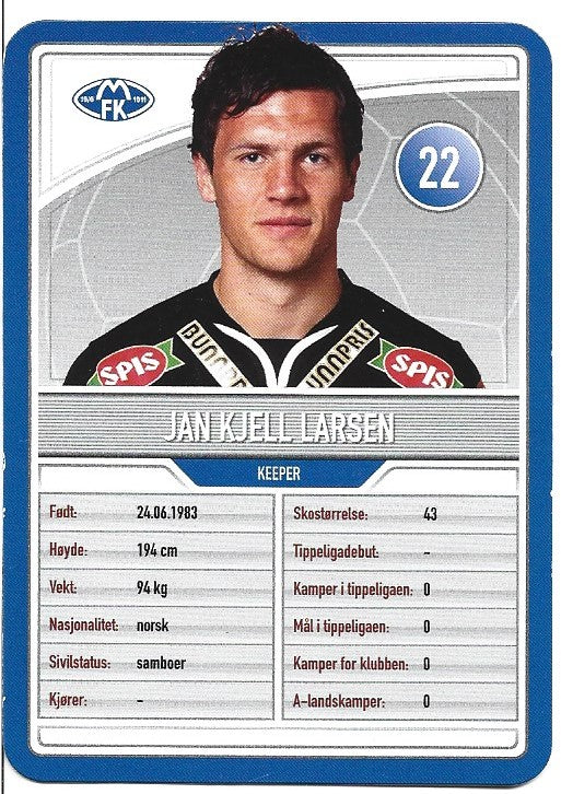 MOLDE FK - JAN KJELL LARSEN
