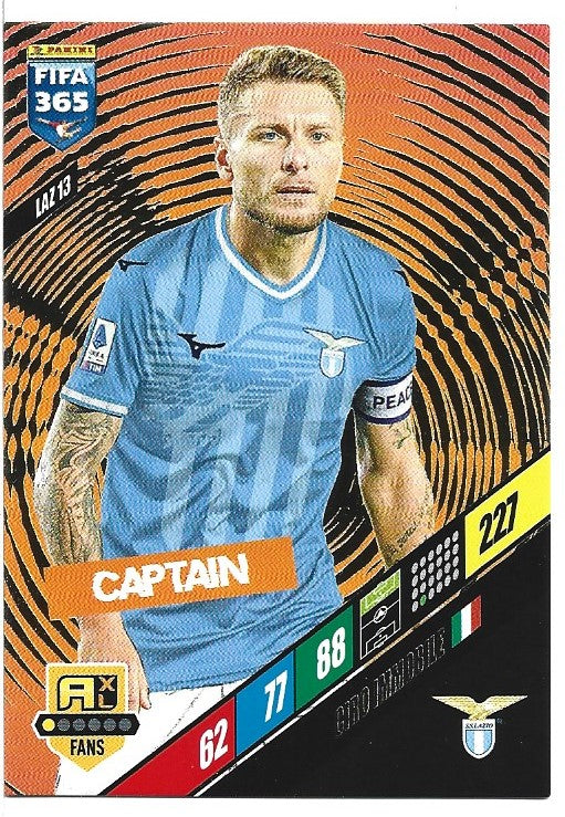 328.  LAZ 13.  Ciro Immobile - SS Lazio -  Captain
