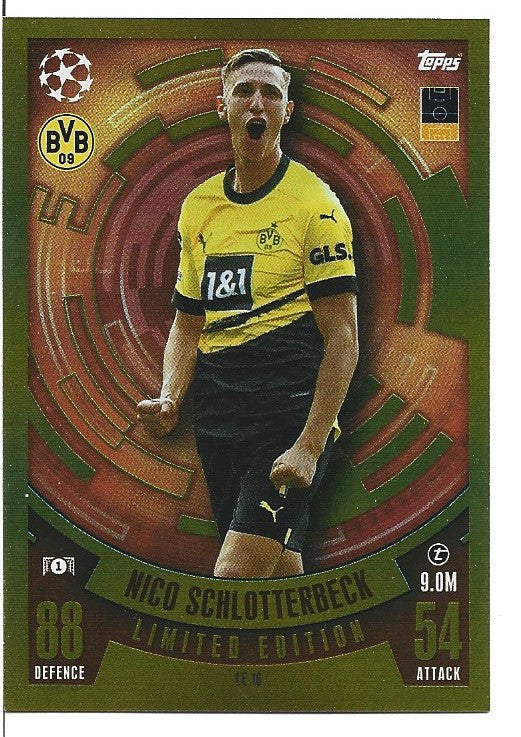 LE16 - NICO SCHLOTTERBECK - BORUSSIA DORTMUND - LIMITED EDITION