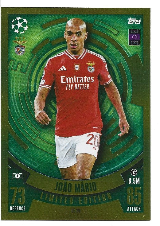 LE20 - JOAO MARIO - BENFICA - LIMITED EDITION