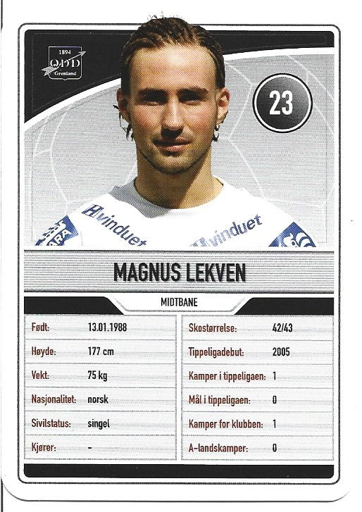 ODD GRENLAND - MAGNUS LEKVEN