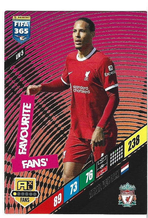 068.  LIV 5.  Virgil van Dijk - Liverpool -  Fans' Favourite