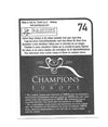 74. LIONEL MESSI - FC BARCELONA - PANINI CHAMPIONS OF EUROPE - ROOKIE STICKER
