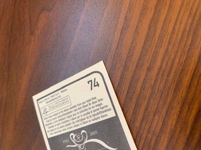 74. LIONEL MESSI - FC BARCELONA - PANINI CHAMPIONS OF EUROPE - ROOKIE STICKER