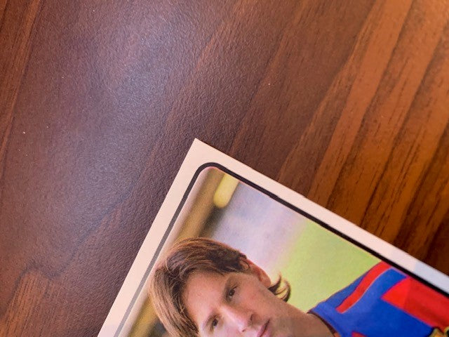 74. LIONEL MESSI - FC BARCELONA - PANINI CHAMPIONS OF EUROPE - ROOKIE STICKER