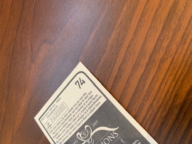 74. LIONEL MESSI - FC BARCELONA - PANINI CHAMPIONS OF EUROPE - ROOKIE STICKER