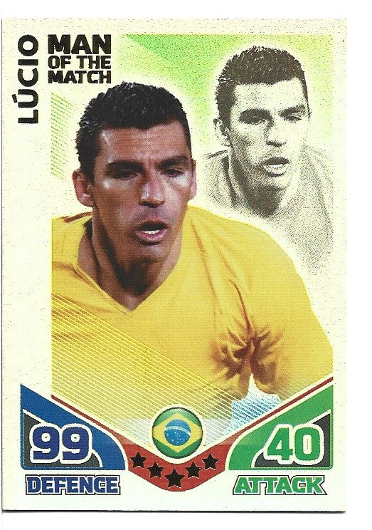 252.  Lucio - BRAZIL - MAN OF THE MATCH