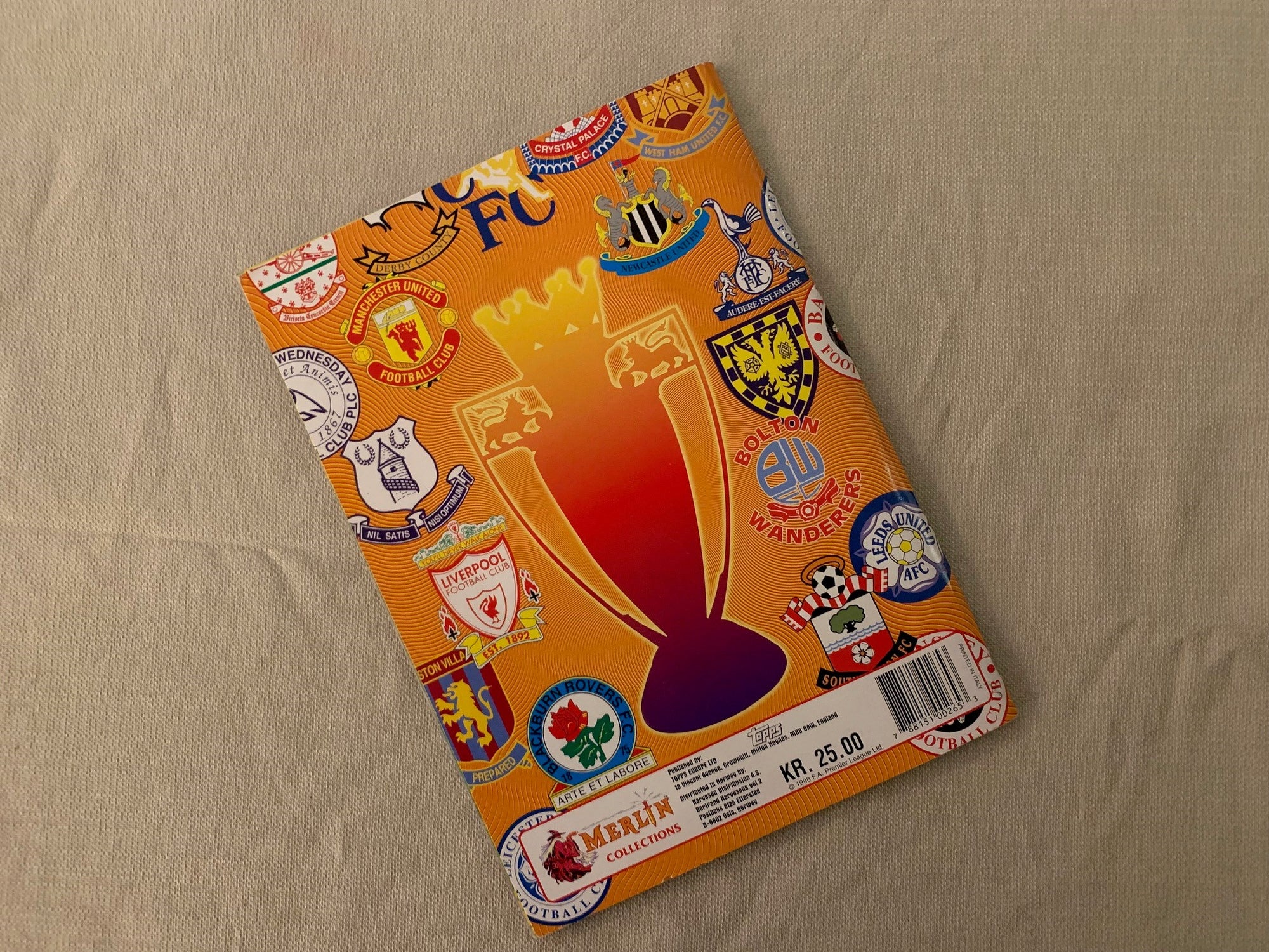 MERLIN`S - PREMIER LEAGUE 98 - STICKER ALBUM