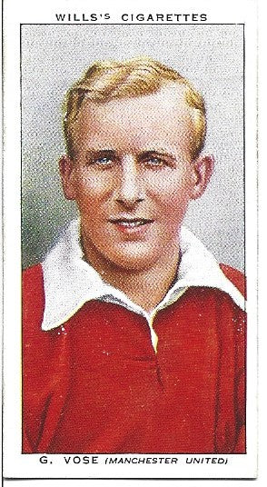 MANCHESTER UNITED SIGARETTE CARDS